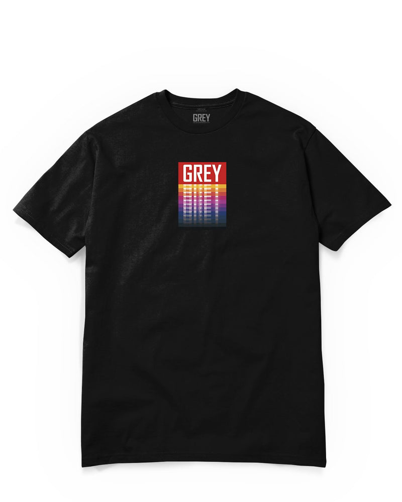 Colorful Box Logo Tee-T-Shirt-Black-XS-GREY Style