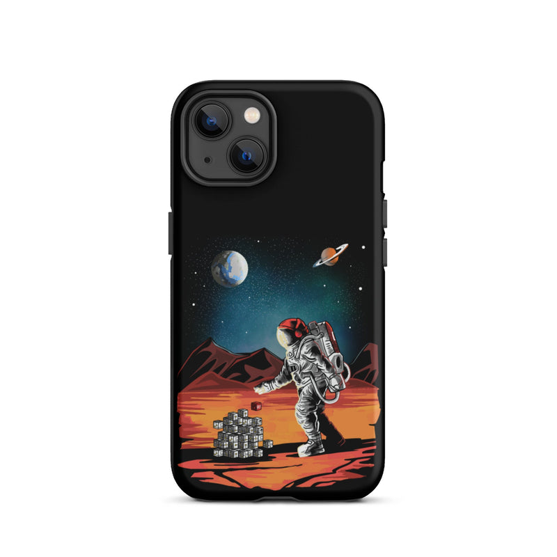 DISCOVERER ASTRONAUT IPHONE CASE-Phone Cases-iPhone 13-GREY Style