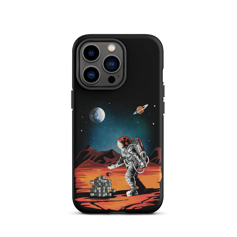 DISCOVERER ASTRONAUT IPHONE CASE-Phone Cases-iPhone 13-GREY Style