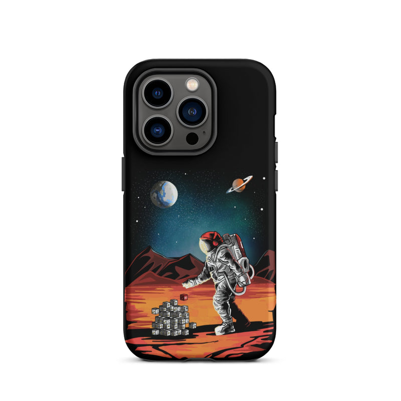 DISCOVERER ASTRONAUT IPHONE CASE-Phone Cases-iPhone 13-GREY Style