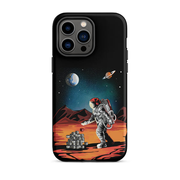 DISCOVERER ASTRONAUT IPHONE CASE-Phone Cases-iPhone 13-GREY Style