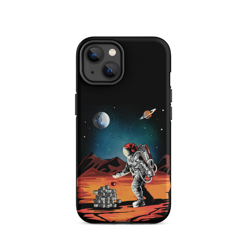 DISCOVERER ASTRONAUT IPHONE CASE-Phone Cases-iPhone 14-GREY Style