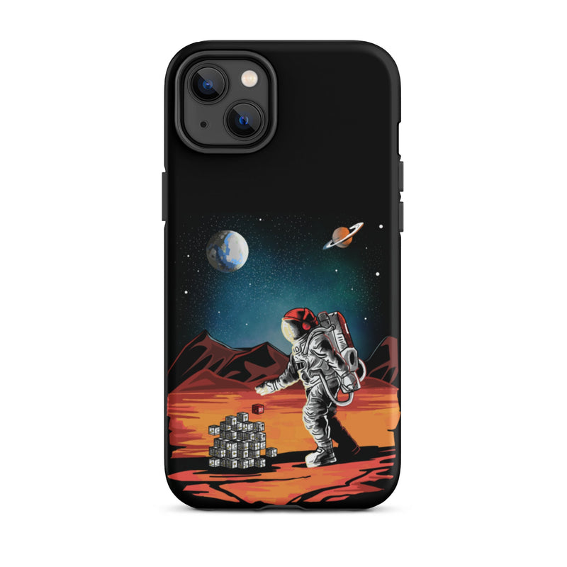 DISCOVERER ASTRONAUT IPHONE CASE-Phone Cases-iPhone 14 Plus-GREY Style