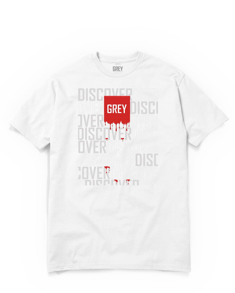 Dripping discoverGREY Logo Tee-T-Shirt-Black-XS-GREY Style