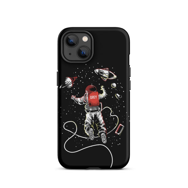 EXPLORING ASTRONAUT IPHONE CASE-Phone Cases-iPhone 13-GREY Style