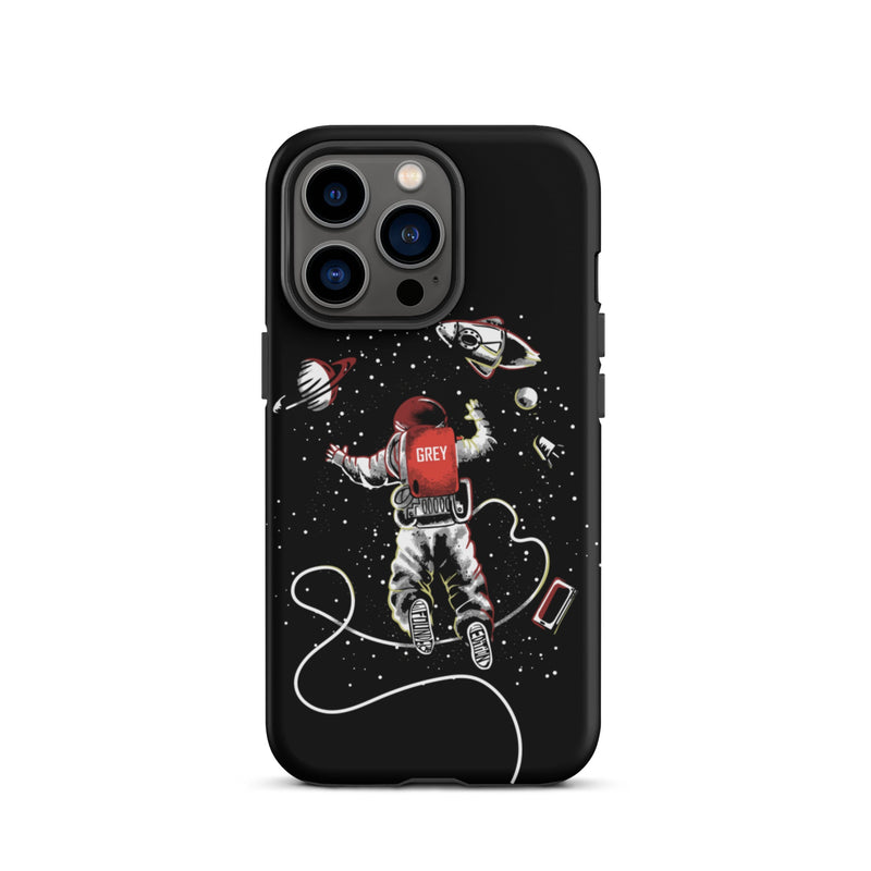 EXPLORING ASTRONAUT IPHONE CASE-Phone Cases-iPhone 13-GREY Style