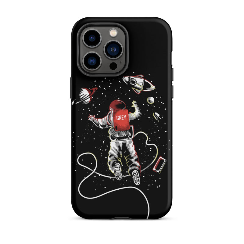 EXPLORING ASTRONAUT IPHONE CASE-Phone Cases-iPhone 13-GREY Style