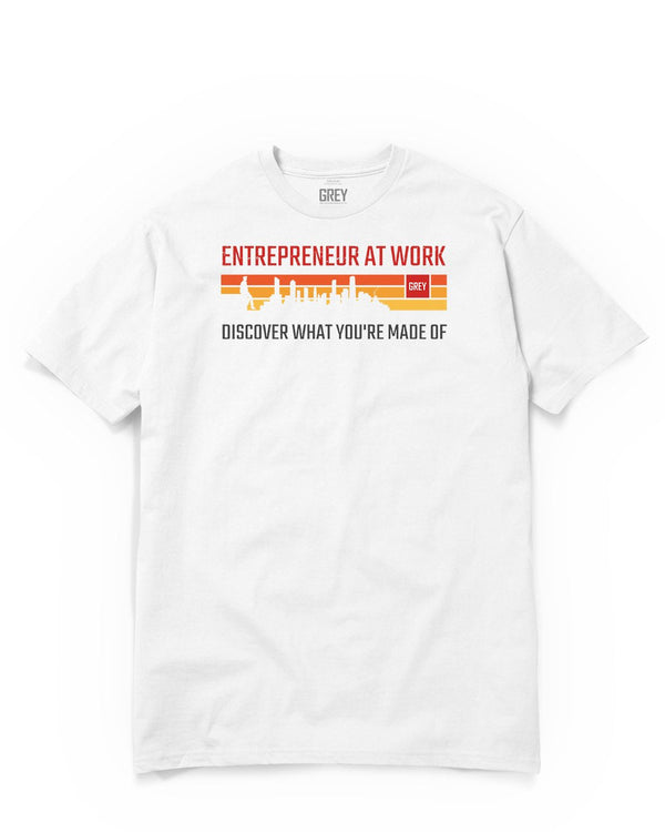 Entrepreneur At Work Tee (Ver.2)-T-Shirt-White-XS-GREY Style