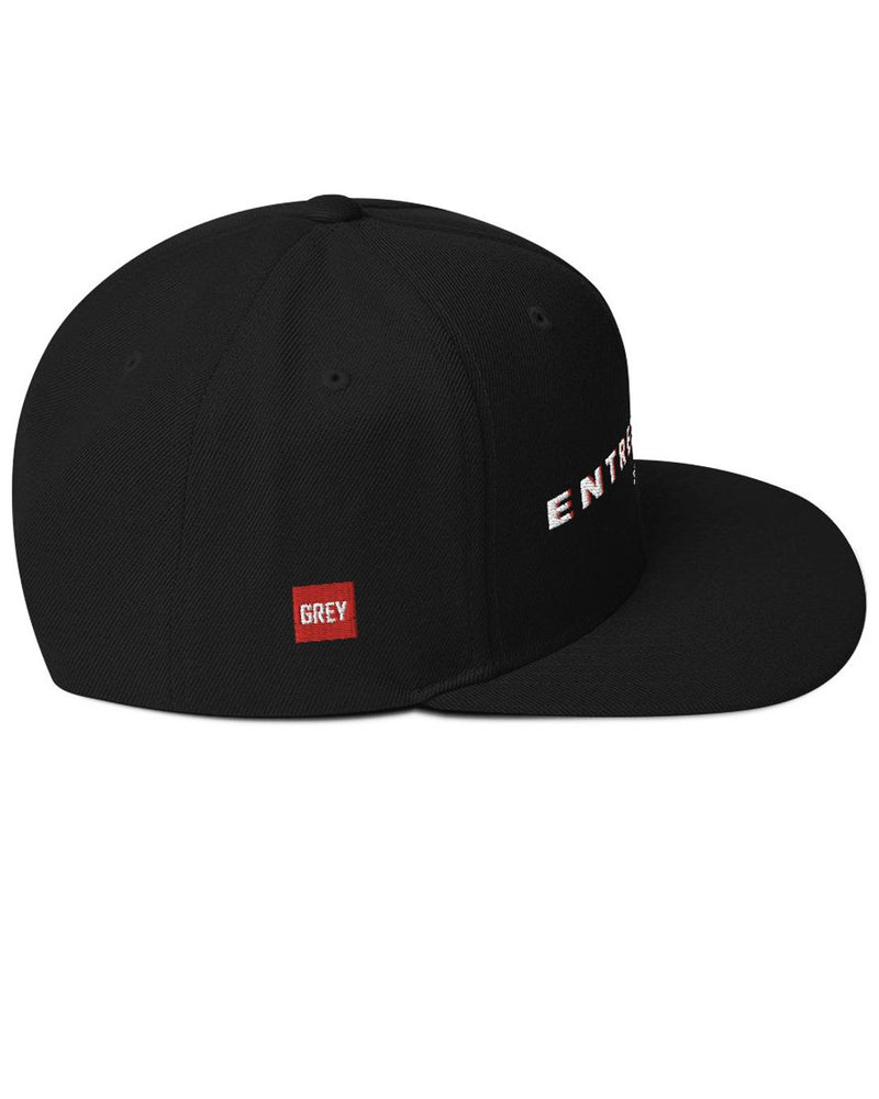 Entrepreneur Snapback Hat-Hat-Black-GREY Style