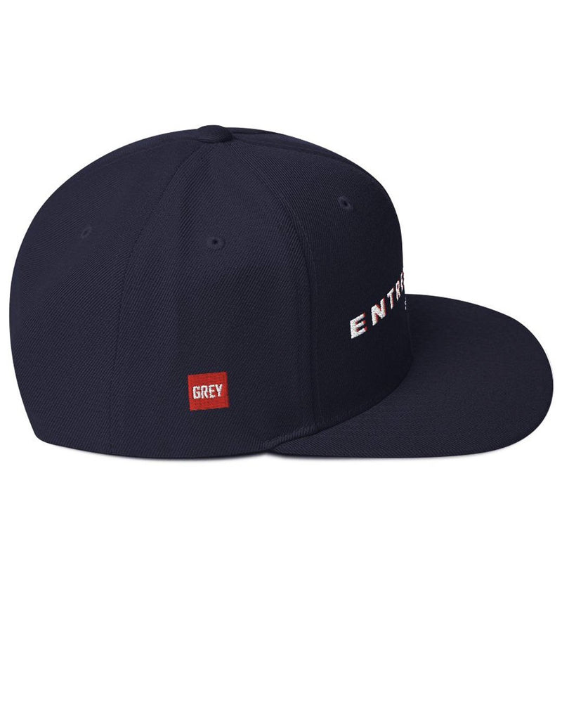 Entrepreneur Snapback Hat-Hat-Black-GREY Style