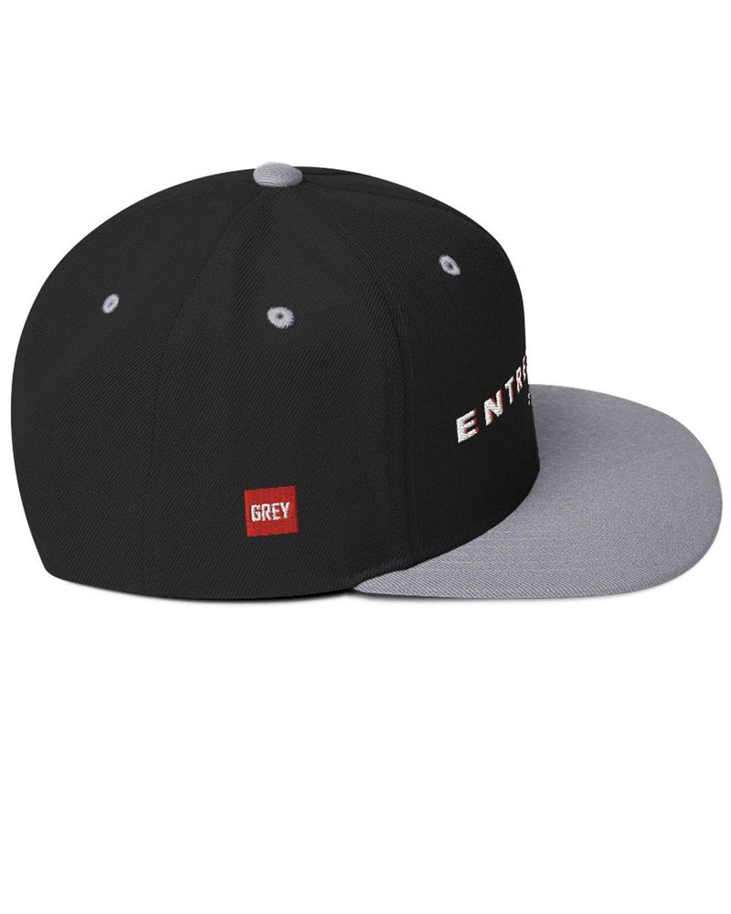Entrepreneur Snapback Hat-Hat-Black-GREY Style