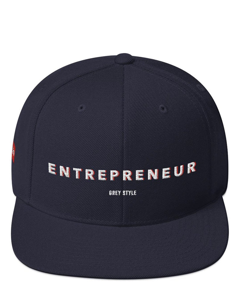 Entrepreneur Snapback Hat-Hat-Navy-GREY Style