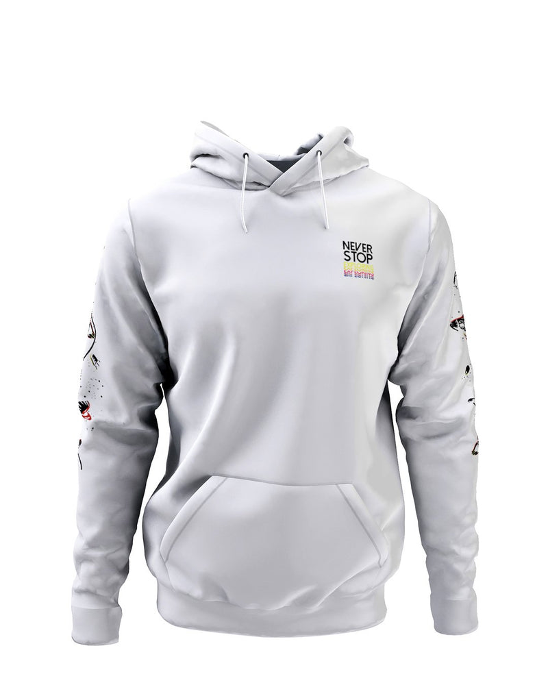 Exploring Astronaut Hoodie-Sweatshirt-Black-S-GREY Style