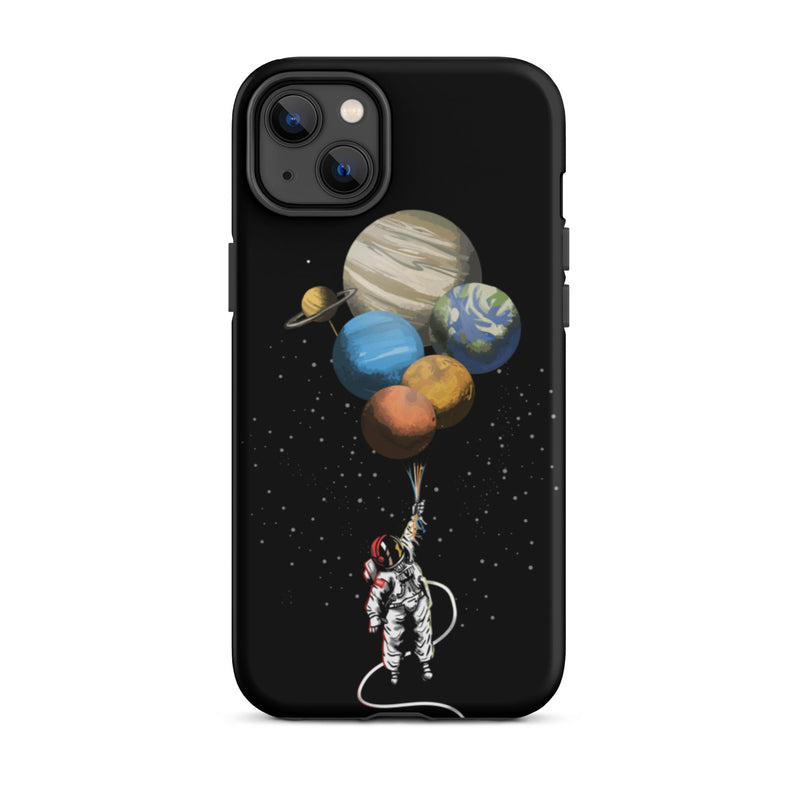 FLOATING ASTRONAUT IPHONE CASE-Phone Cases-iPhone 13-GREY Style