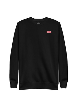 GREY Mini Box Logo Sweatshirt-Sweatshirt-Black-S-GREY Style