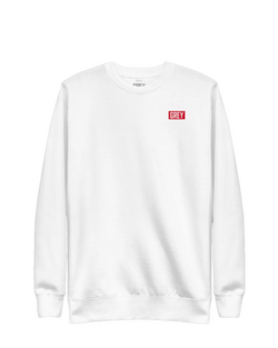 GREY Mini Box Logo Sweatshirt-Sweatshirt-White-S-GREY Style