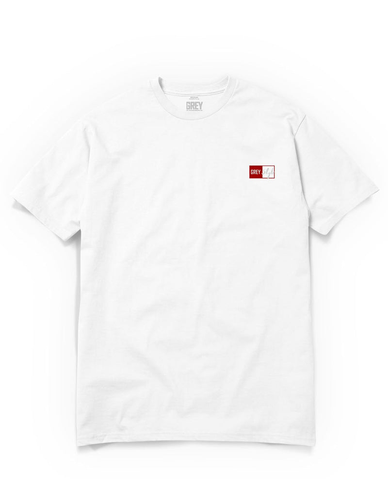 GREY Style logo embroidery tee.-Black-XS-GREY Style