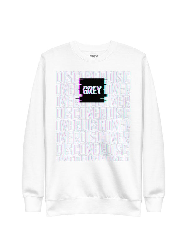 Glitch Sweatshirt-Sweatshirt-Black-S-GREY Style