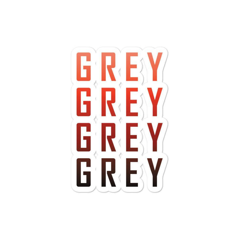 Gradient GREY Stickers-Stickers-3x3-GREY Style