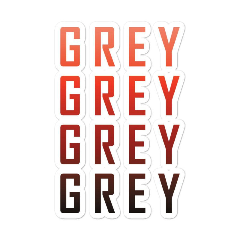 Gradient GREY Stickers-Stickers-3x3-GREY Style
