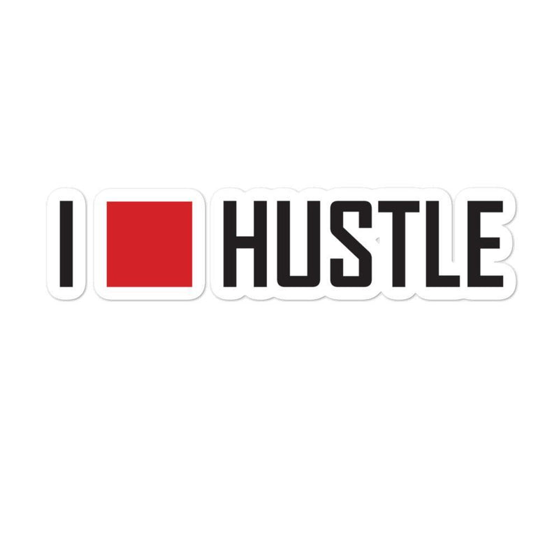 I Square Hustle Stickers-Stickers-3x3-GREY Style