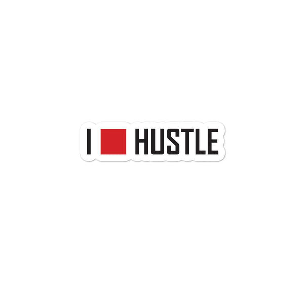 I Square Hustle Stickers-Stickers-3x3-GREY Style