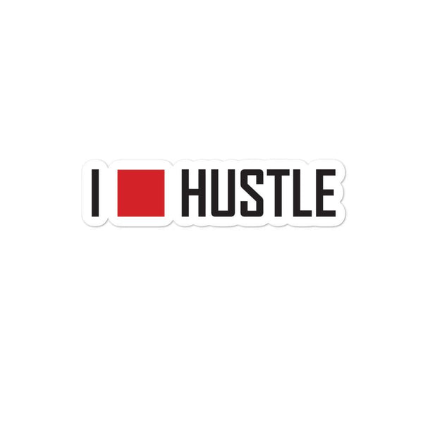 I Square Hustle Stickers-Stickers-4x4-GREY Style