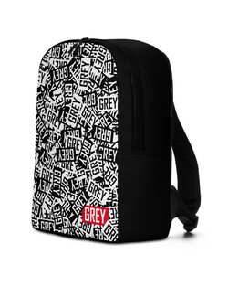 Messy Logo Backpack-Backpack-GREY Style