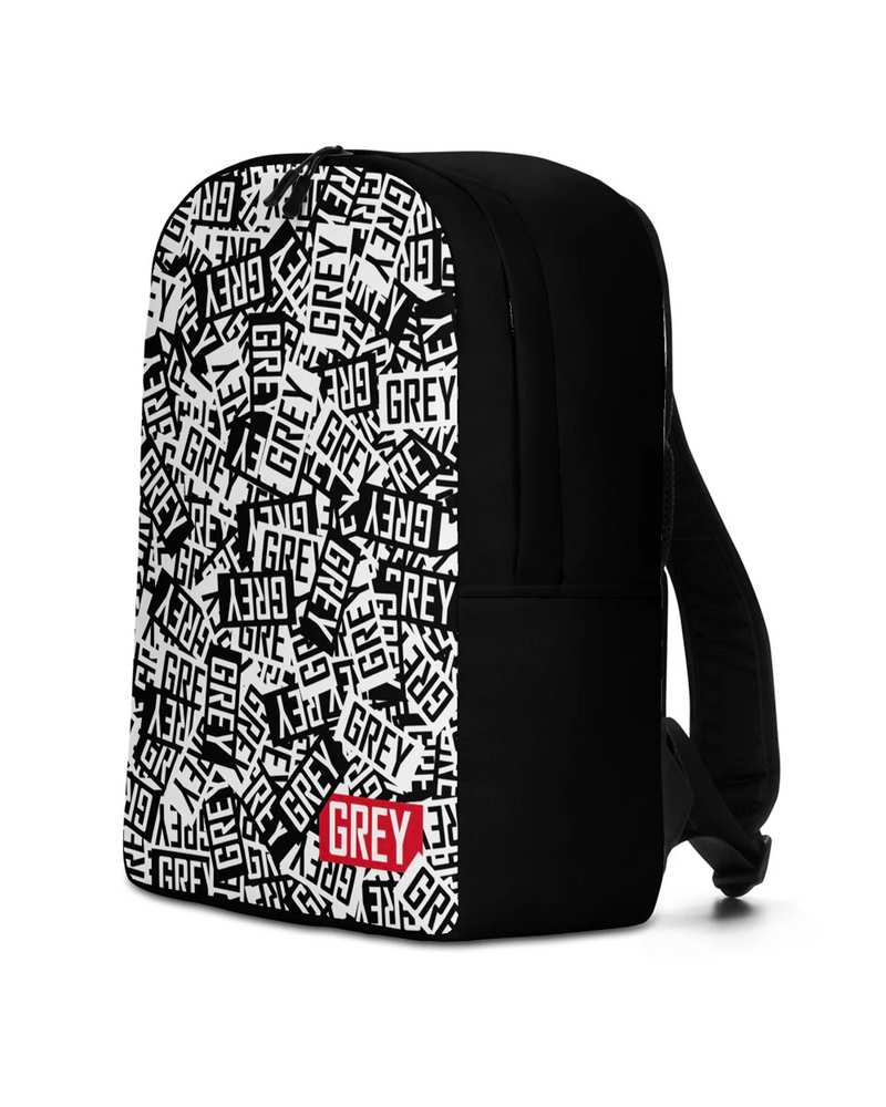 Messy Logo Backpack-Backpack-GREY Style