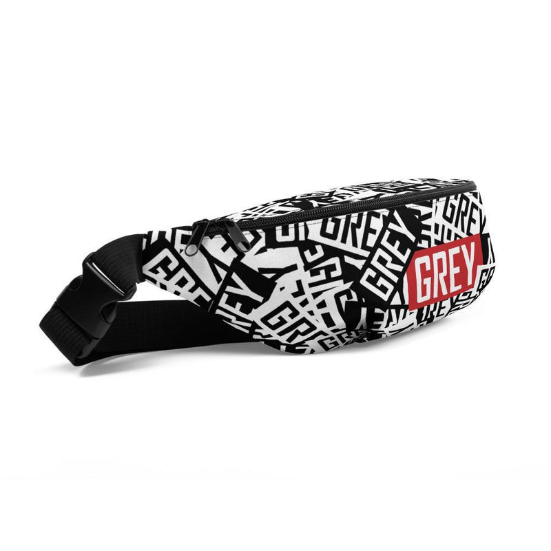 Messy Logo Sidekick Fanny Pack-Fanny Pack-S/M-GREY Style