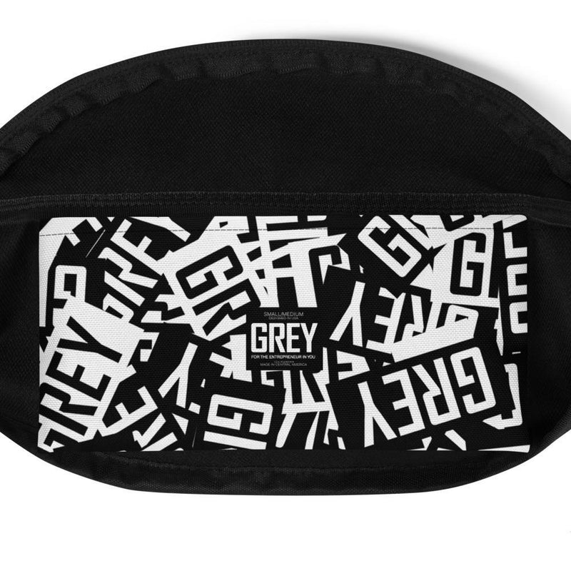 Messy Logo Sidekick Fanny Pack-Fanny Pack-S/M-GREY Style