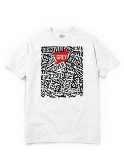 Messy Logo Tee (Ver.3)-T-Shirt-White-XS-GREY Style