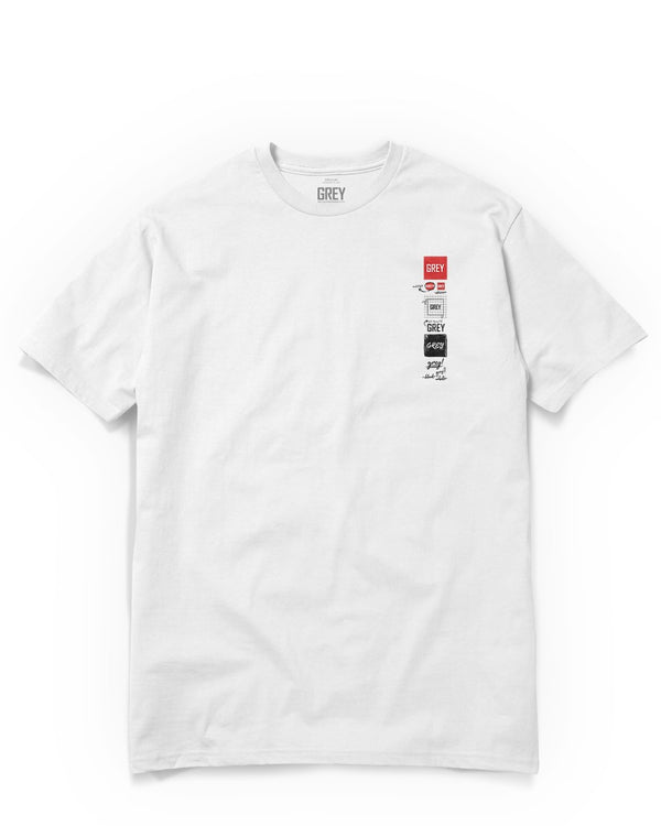 Mini Box Logo Evolution Tee-T-Shirt-Black-XS-GREY Style