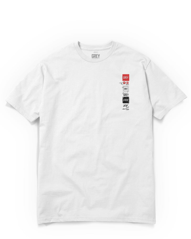 Mini Box Logo Evolution Tee-T-Shirt-Black-XS-GREY Style