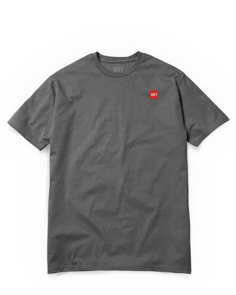 Mini Box Logo Tee-T-Shirt-GREY-XS-GREY Style