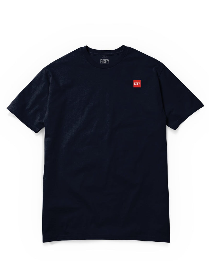 Mini Box Logo Tee-T-Shirt-White-XS-GREY Style