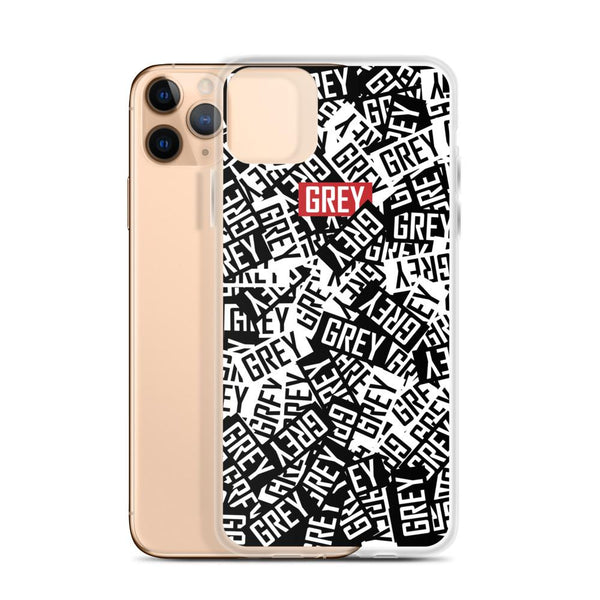 Official Messy Logo iPhone Case-Phone Cases-iPhone 11-GREY Style