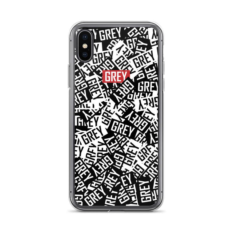 Official Messy Logo iPhone Case-Phone Cases-iPhone 11-GREY Style
