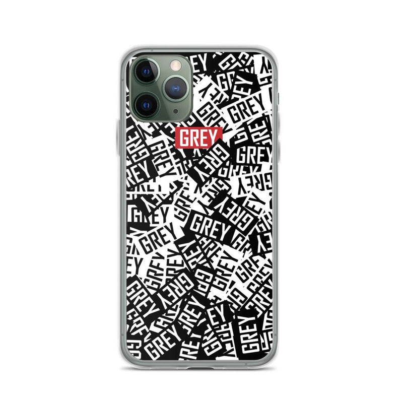 Official Messy Logo iPhone Case-Phone Cases-iPhone 11 Pro-GREY Style