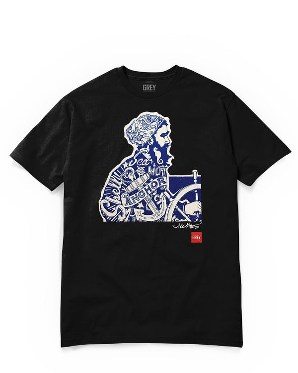 Sailor Song Tee - In Collab With Jason Watts-T-Shirt-White-XS-GREY Style