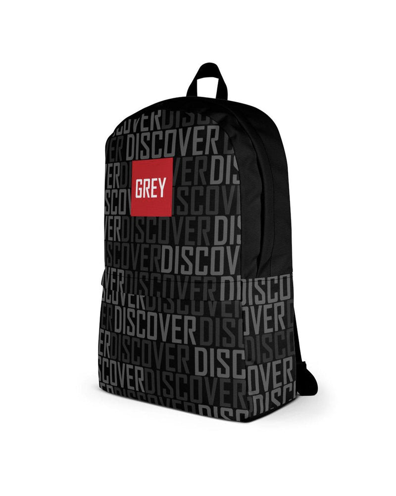 Signature Red Box Logo Backpack (Ver. 3)-Backpack-Black-GREY Style