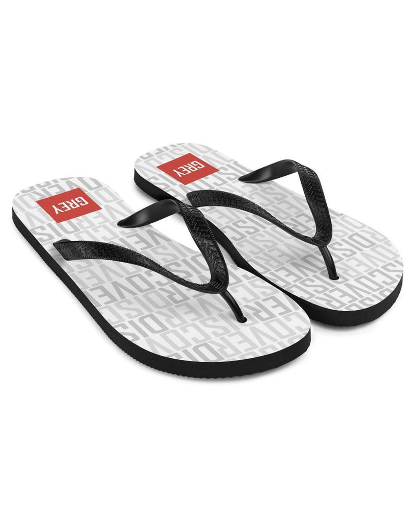 Signature Red Box Logo Flip-Flops-Flip-Flops-Black-S-GREY Style