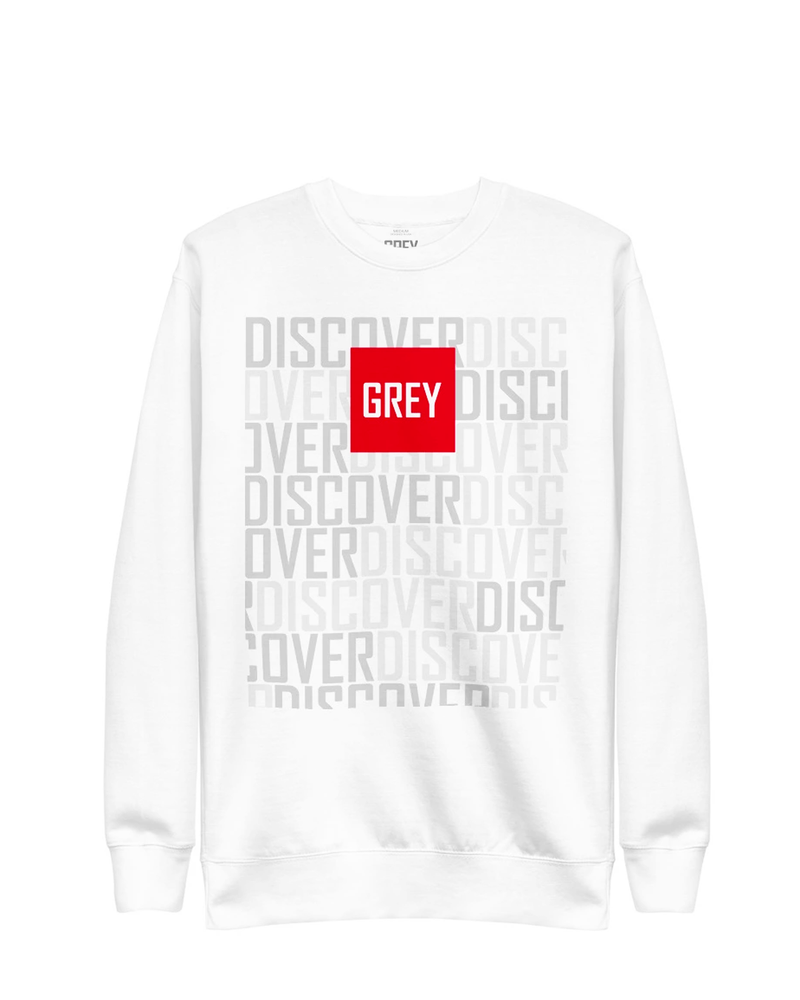 Signature Red Box Logo Sweatshirt (Ver.3)-Sweatshirt-Black-S-GREY Style