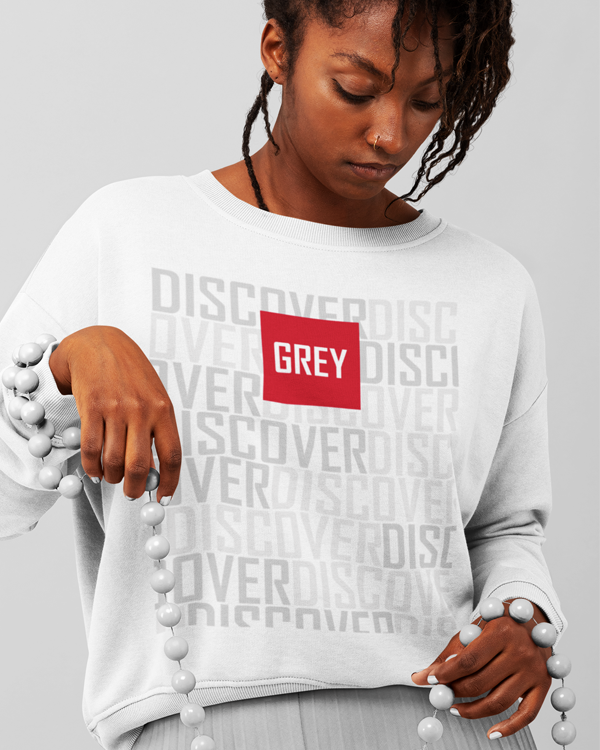 Signature Red Box Logo Sweatshirt (Ver.3)-Sweatshirt-Black-S-GREY Style