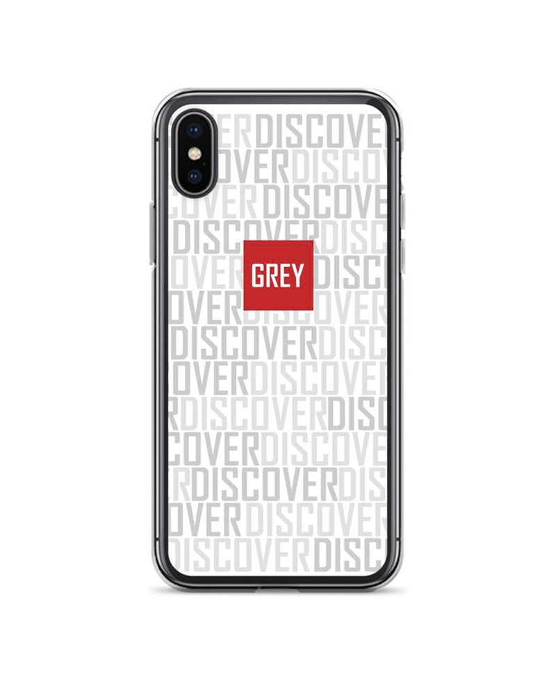 Signature Red Box Logo (Ver. 3) iPhone Case-Phone Cases-Black-iPhone 11-GREY Style