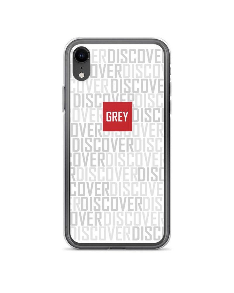 Signature Red Box Logo (Ver. 3) iPhone Case-Phone Cases-Black-iPhone 11-GREY Style