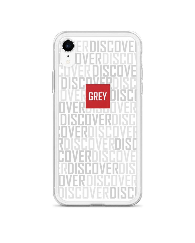 Signature Red Box Logo (Ver. 3) iPhone Case-Phone Cases-Black-iPhone 11-GREY Style
