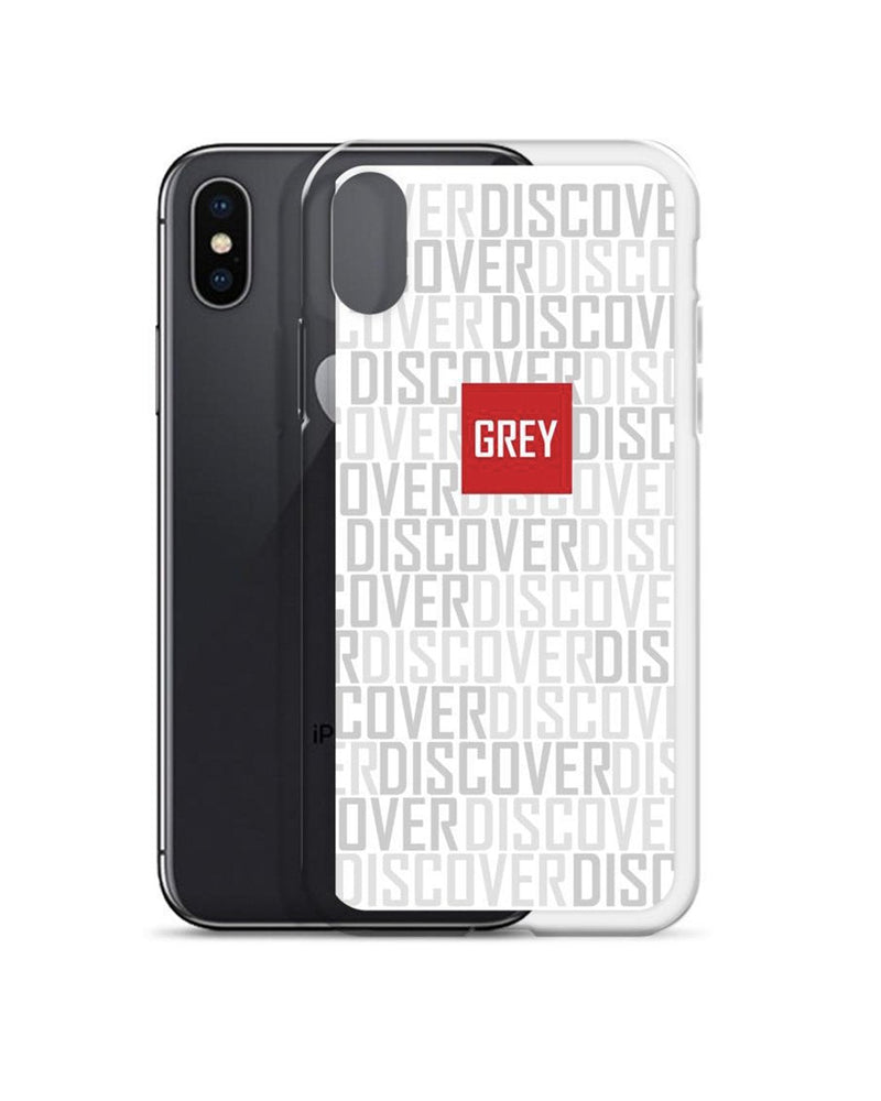 Signature Red Box Logo (Ver. 3) iPhone Case-Phone Cases-Black-iPhone 11-GREY Style