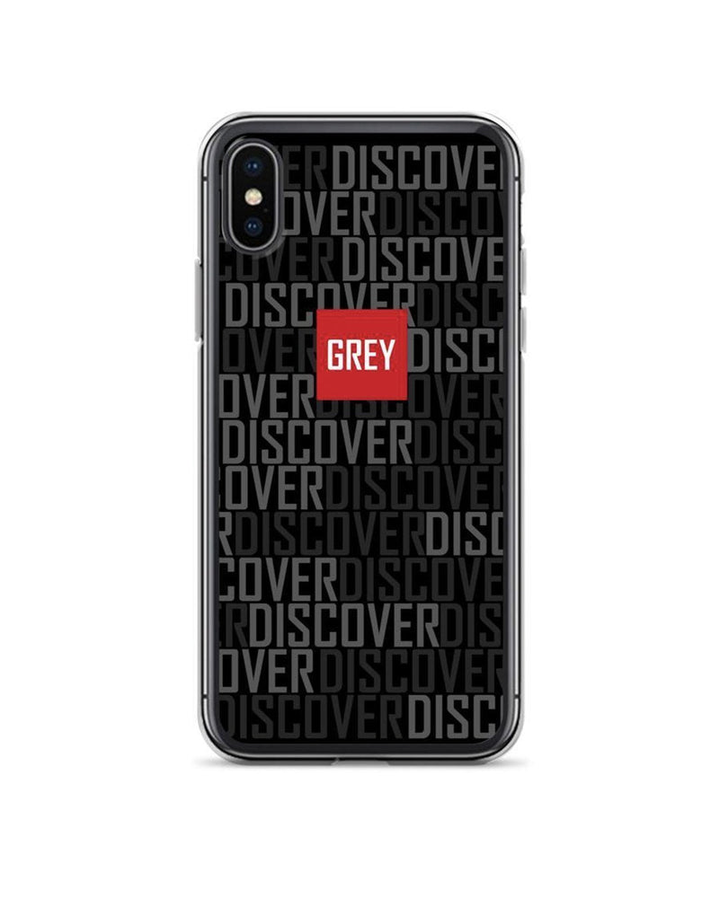 Signature Red Box Logo (Ver. 3) iPhone Case-Phone Cases-Black-iPhone 11-GREY Style