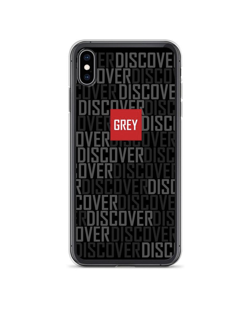 Signature Red Box Logo (Ver. 3) iPhone Case-Phone Cases-Black-iPhone 11-GREY Style